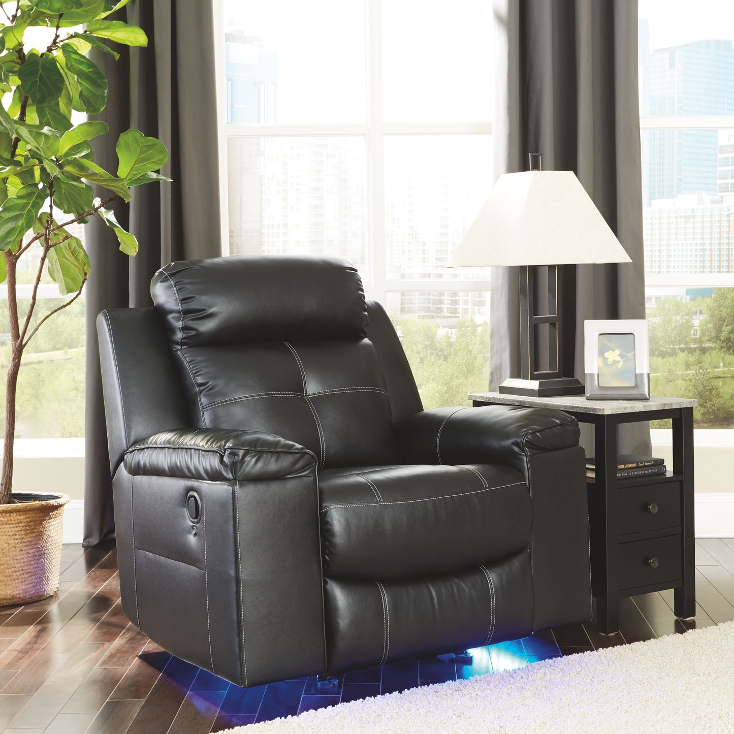 Kempten - Black - Rocker Recliner