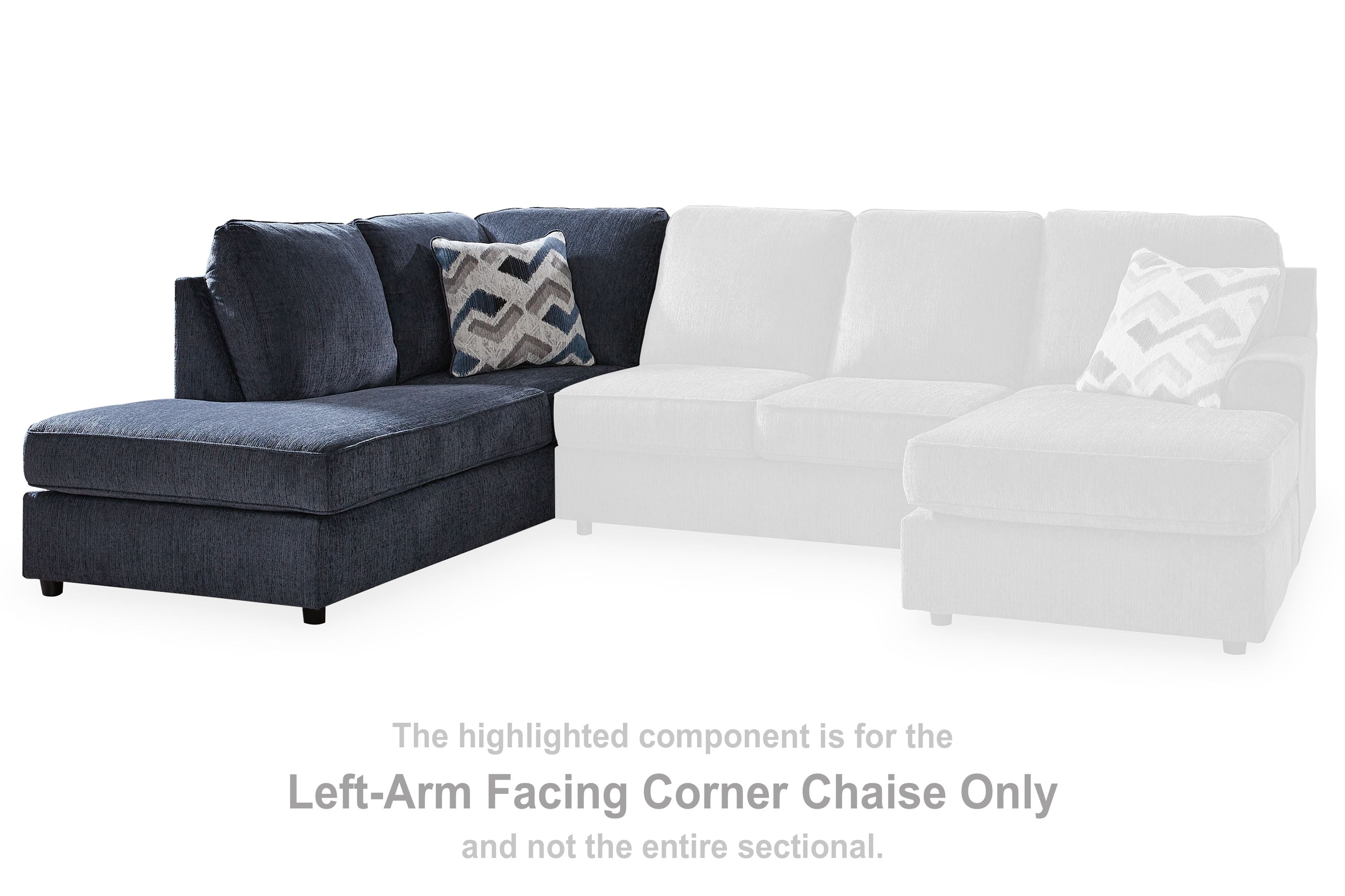 Albar Place - Cobalt - Laf Corner Chaise