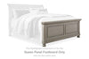 Lettner - Light Gray - Queen Panel Footboard