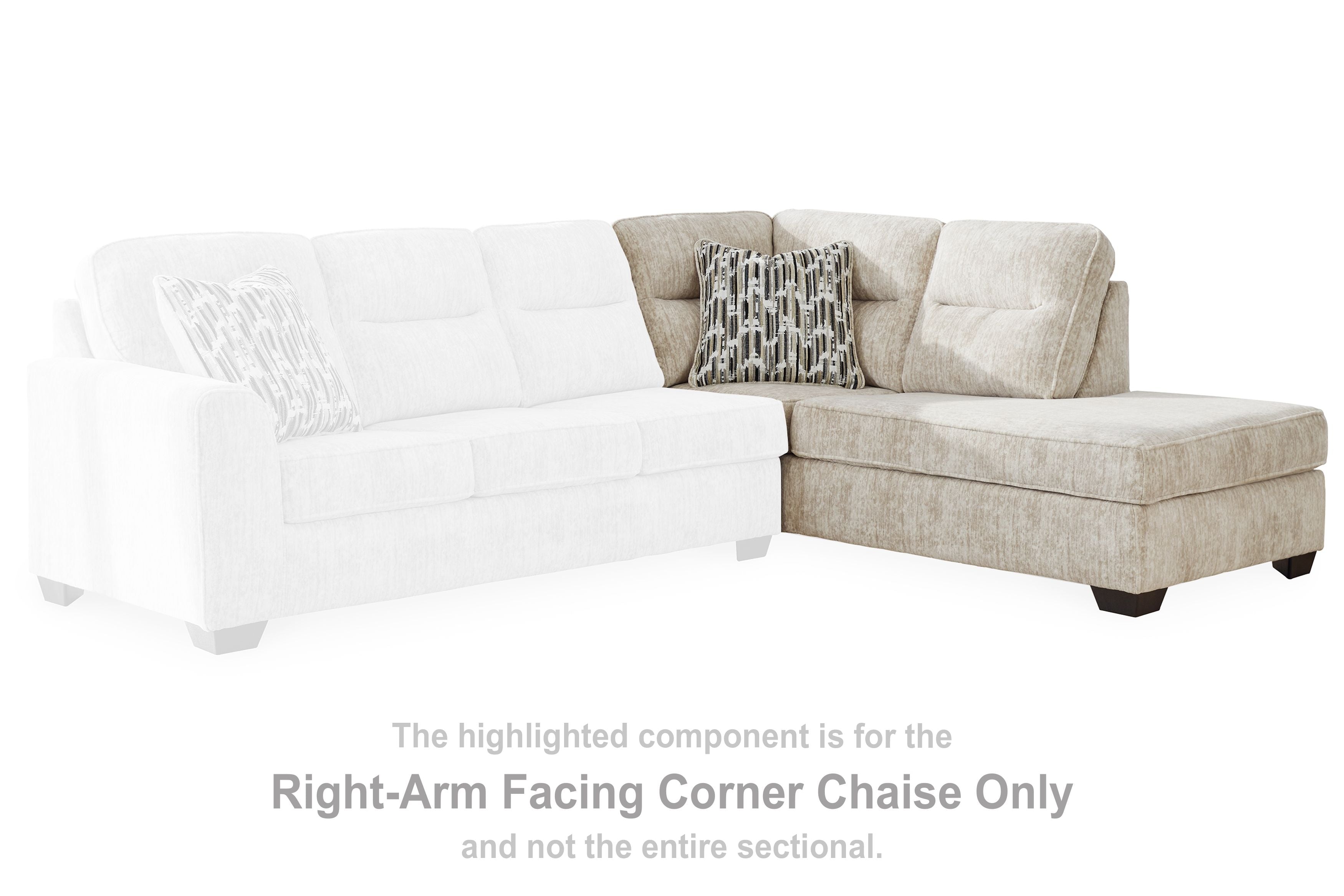 Lonoke - Parchment - Raf Corner Chaise