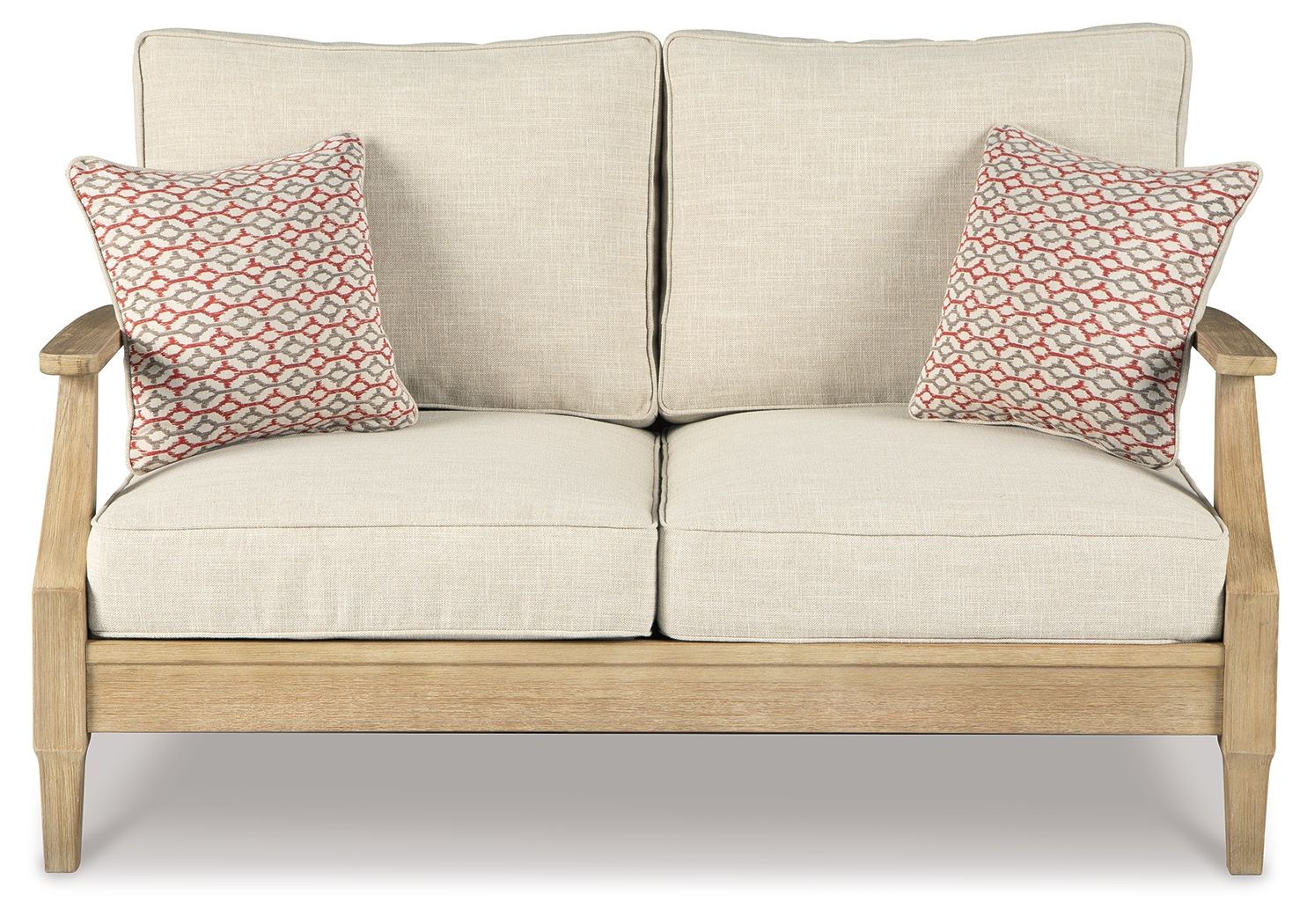 Clare - Beige - Loveseat w/Cushion