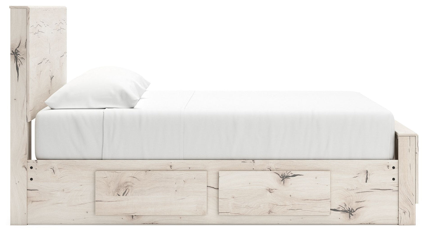 Lawroy - Panel Bed With Storage