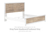 Charbitt - Two-tone - King Panel Headboard/ Footboard