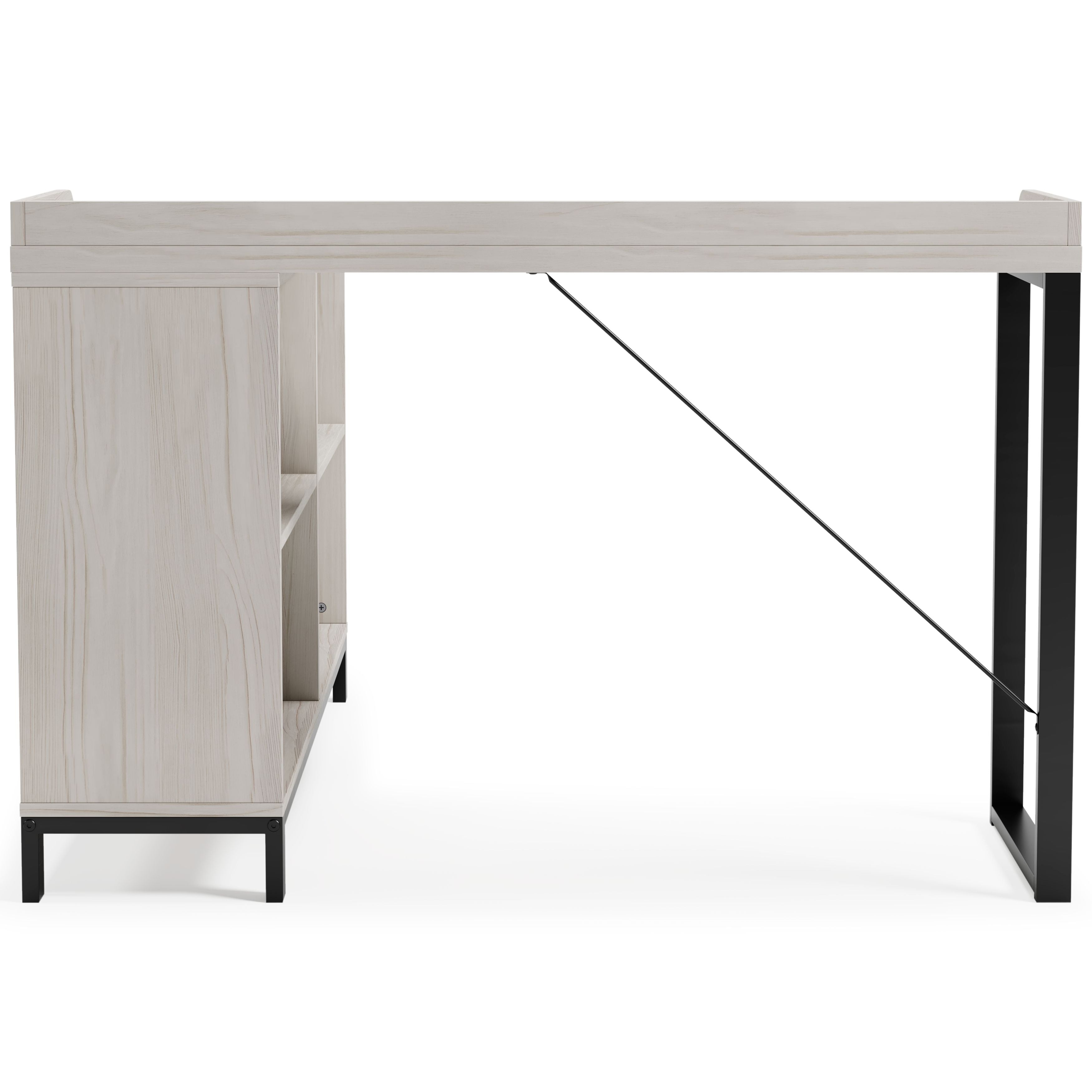 Bayflynn - White / Black - L-Desk