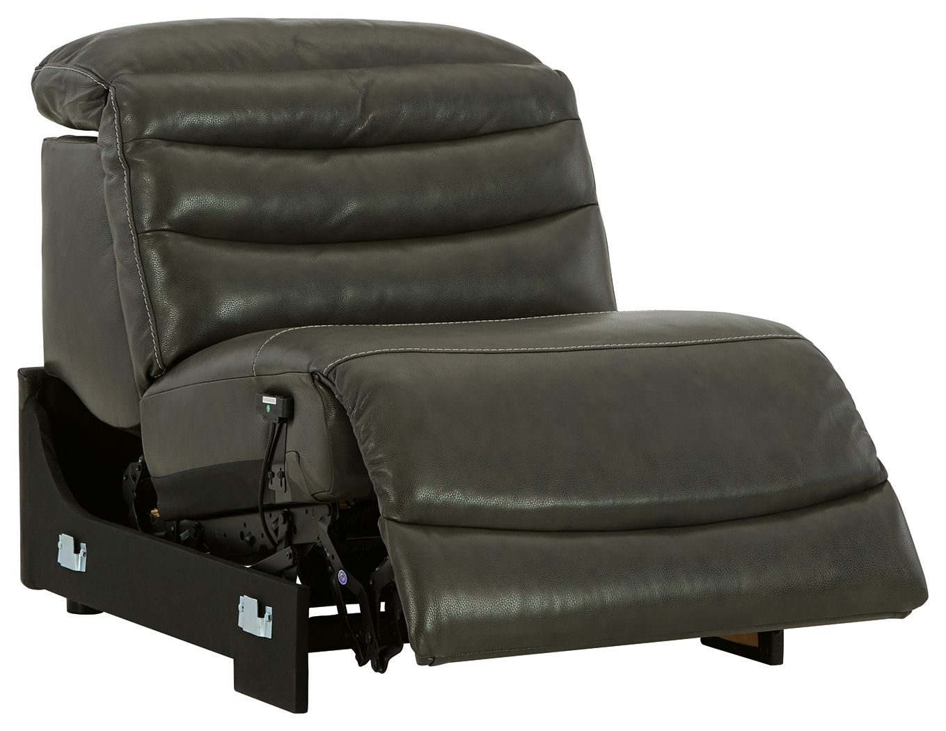 Center Line - Dark Gray - PWR Armless REC w/Adj Headrest