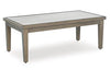 Rainier Ranch - Brown / Beige - Rectangular Cocktail Table