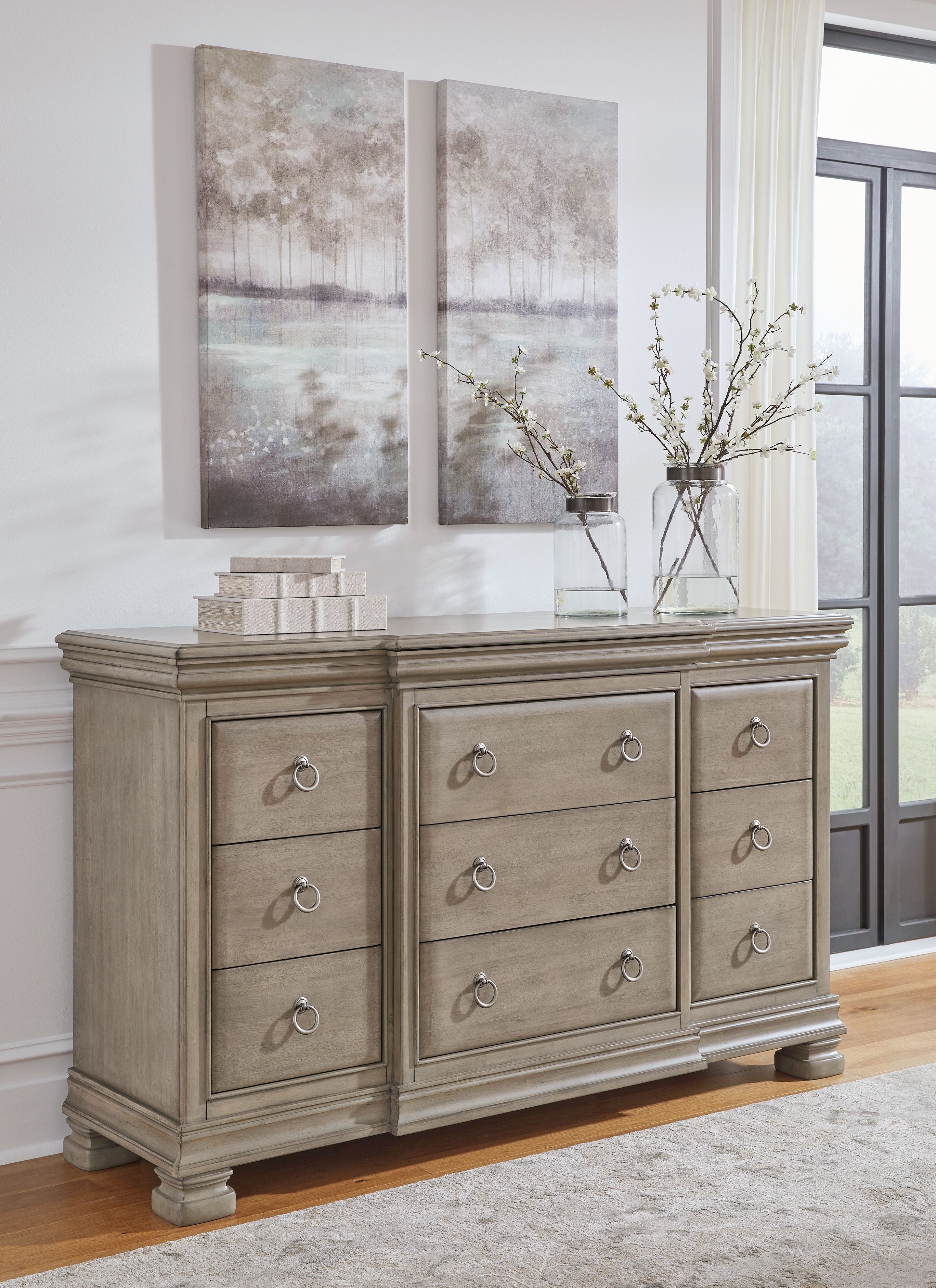 Lexorne - Gray - Dresser