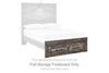 Drystan - Brown / Beige - Full Storage Footboard