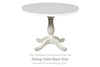 Nelling - White / Brown / Beige - Dining Room Table Base