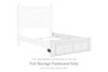 Mollviney - White - Full Storage Footboard