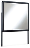 Rowanbeck - Black - Bedroom Mirror