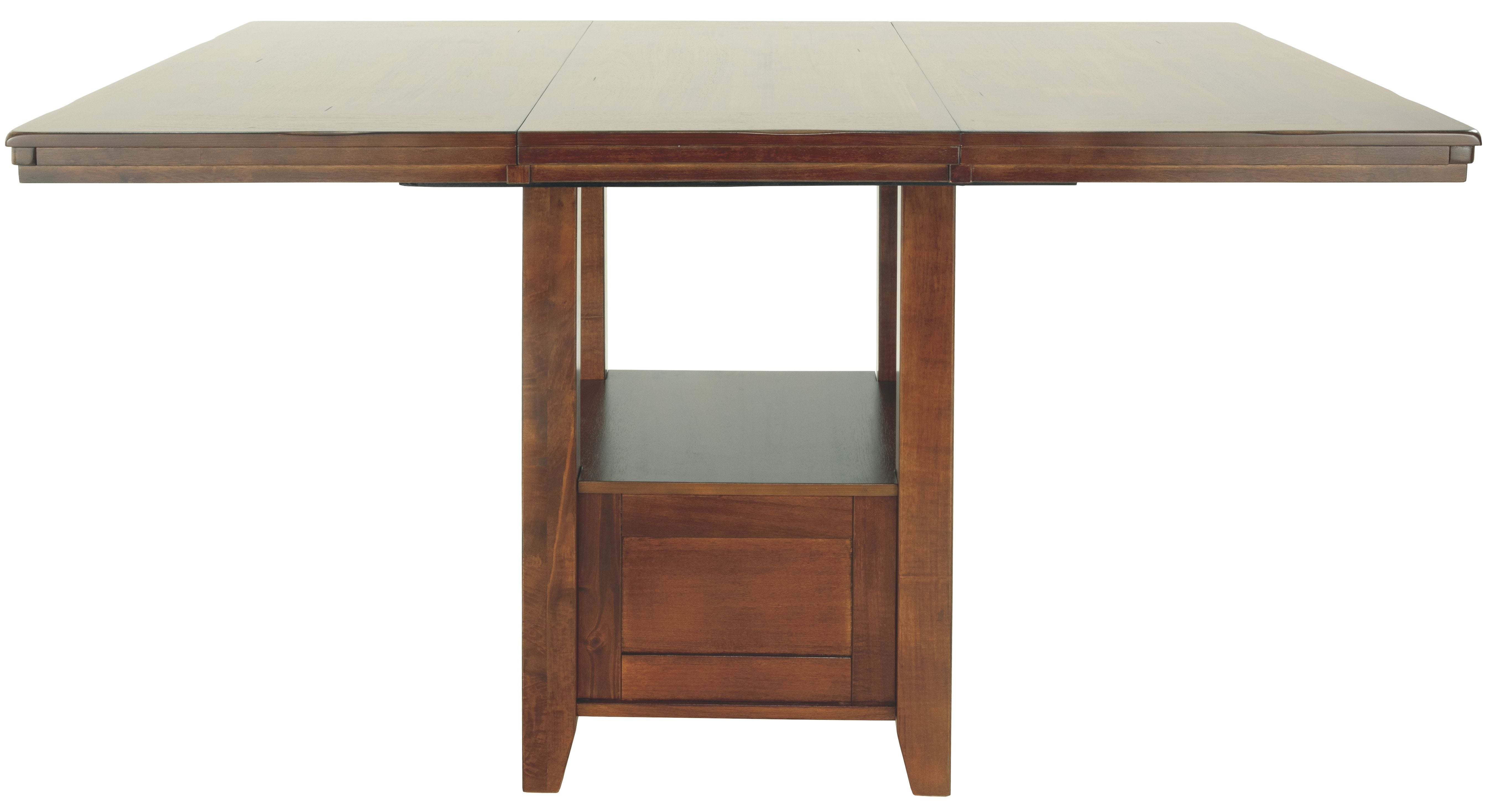 Ralene - Medium Brown - Rectangular Dining Room Counter Extension Table