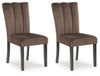 Jeshina - Mocha - Dining Upholstered Side Chair (Set of 2)