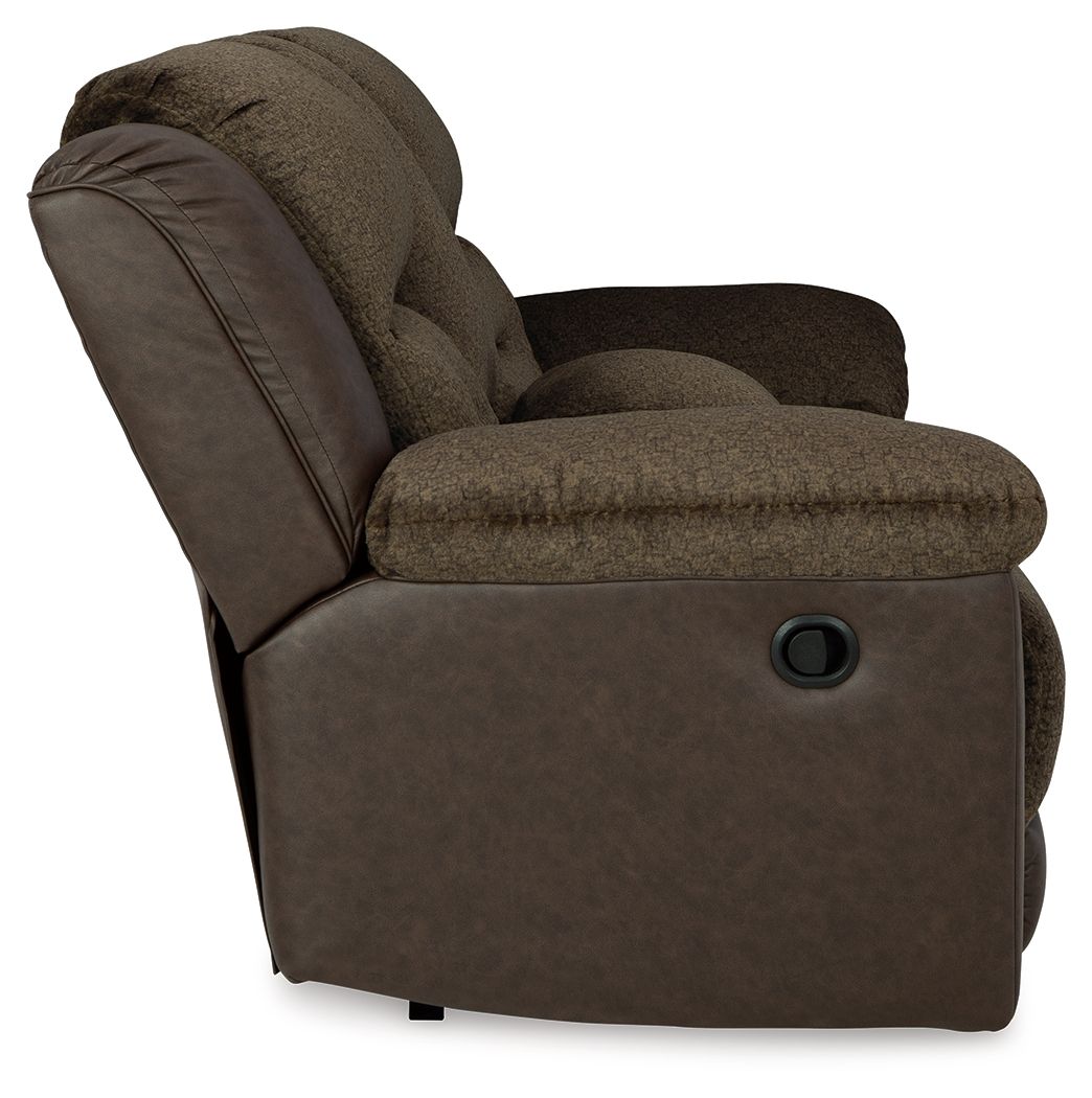 Dorman - Chocolate - Dbl Reclining Loveseat with Console