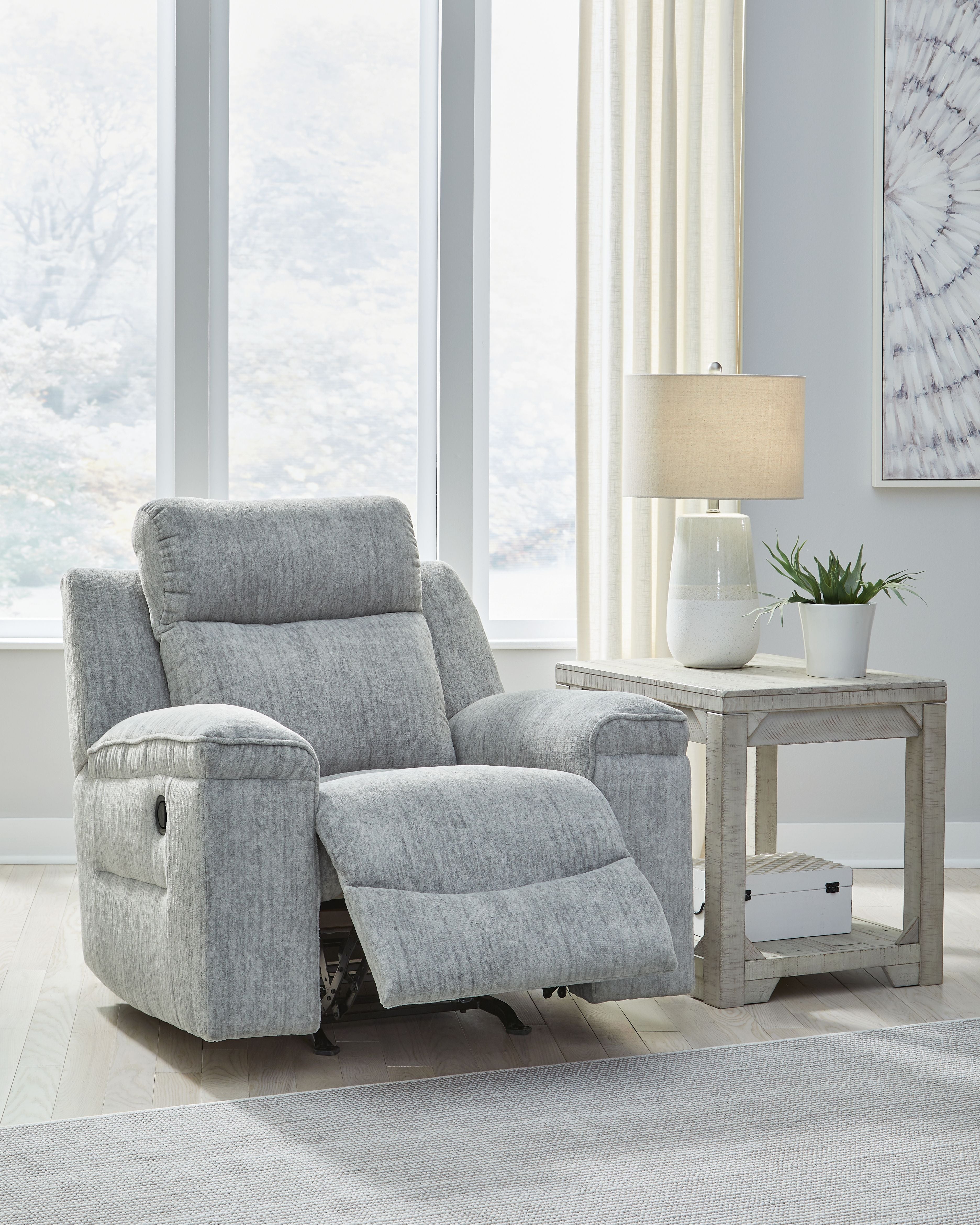 Buntington - Pewter - Rocker Recliner