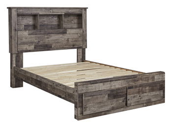 Derekson - Multi Gray - Full Storage Footboard