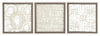 Odella - Cream / Taupe - Wall Decor Set (Set of 3)