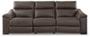 Salvatore - Chocolate - Power Reclining Sofa 3 Pc Sectional