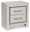 Zyniden - Silver - Two Drawer Night Stand