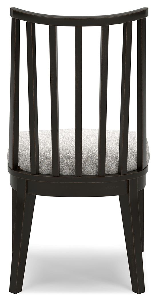 Galliden - Black - Dining Upholstered Side Chair (Set of 2)