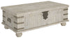 Carynhurst - White Wash Gray - Lift Top Cocktail Table