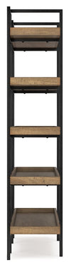 Montia - Light Brown - Bookcase