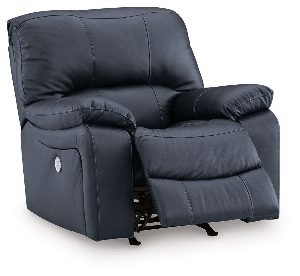 Leesworth - Ocean - 3 Pc. - Power Reclining Sofa, Power Reclining Loveseat, Power Rocker Recliner