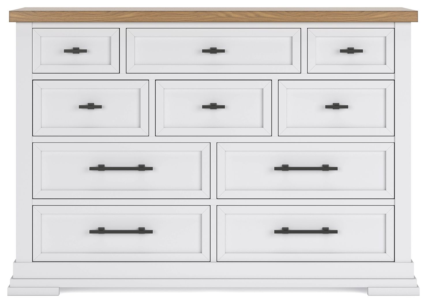 Ashbryn - White / Natural - Dresser