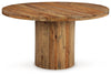 Dressonni - Brown - Round Dining Room Table