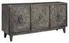 Fair - Dark Brown - Accent Cabinet