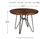Centiar - Two-tone Brown - Round Dining Room Table
