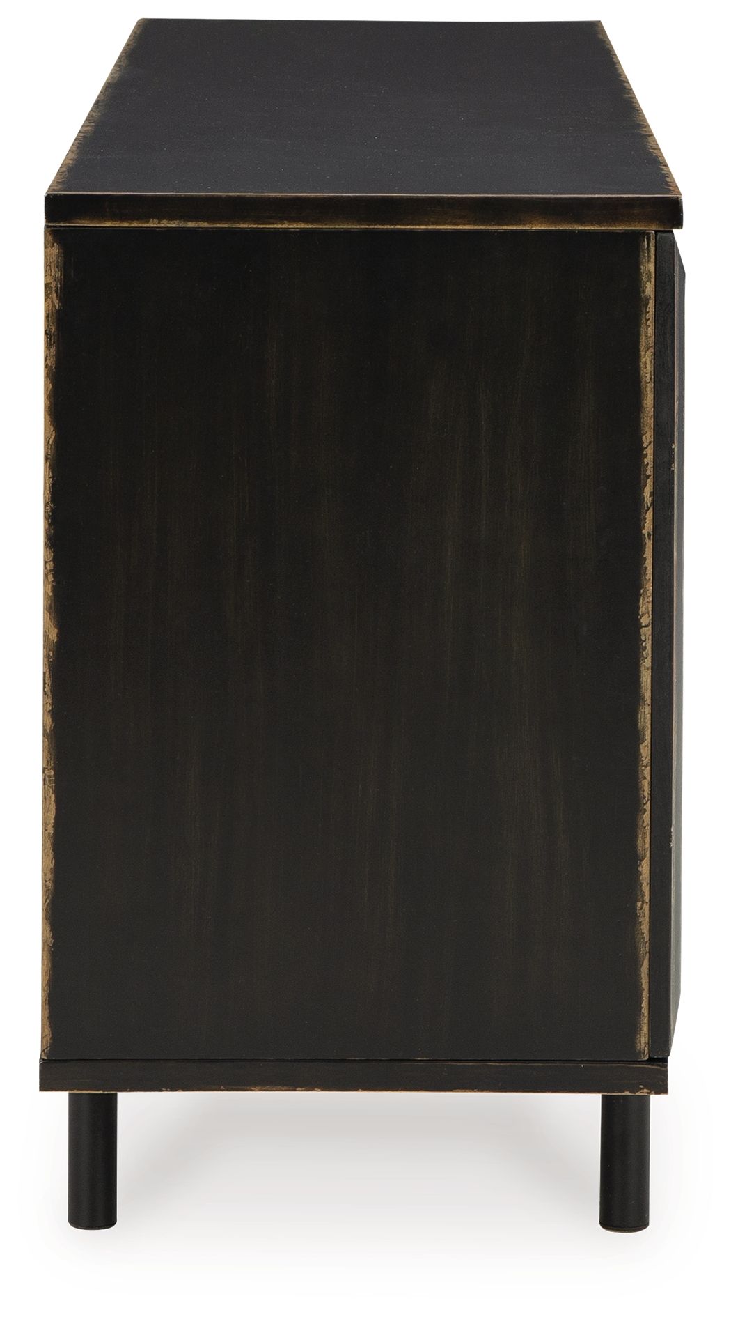 Fair Ridge - Distressed Black - Accent Cabinet