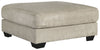 Ardsley - Pewter - Oversized Accent Ottoman