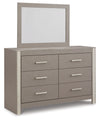 Surancha - Gray - Dresser And Mirror