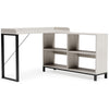 Bayflynn - White / Black - L-Desk