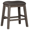 Caitbrook - Gray - Upholstered Stool (Set of 2)