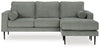 Hazela - Charcoal - Sofa Chaise