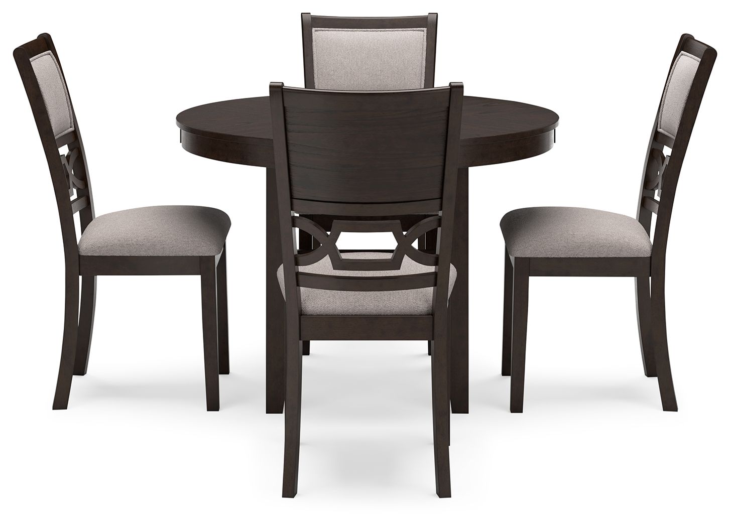 Langwest - Brown - Dining Room Table Set (Set of 5)