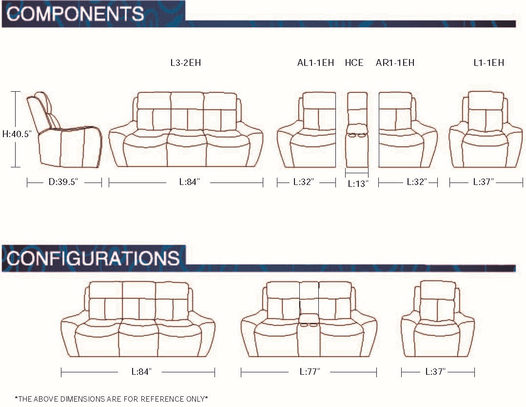 Cheers - 2 PC Power Headrest Reclining Sofa & Power Headrest Reclining Loveseat