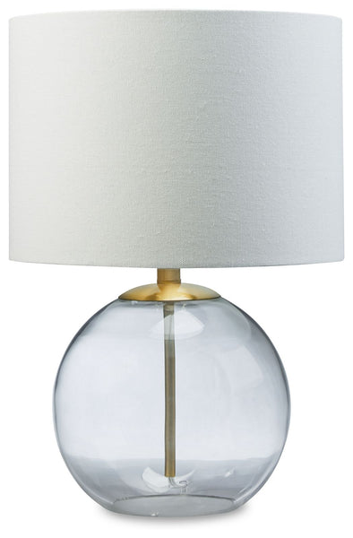Samder - White - Glass Table Lamp