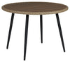 Amaris - Brown / Black - Round Dining Table