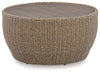 Danson - Beige - Round Cocktail Table