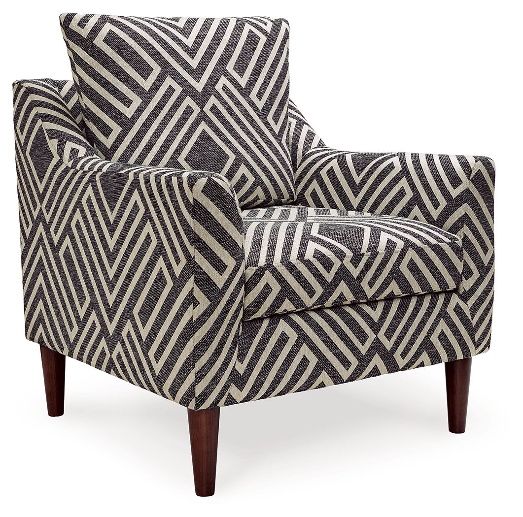 Morrilton Nextgen Nuvella Natural / Charcoal Accent Chair Mega