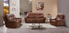 Buckskin Leather - 2 PC Reclining Sofa & Reclining Loveseat