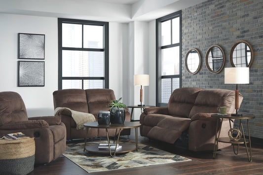 Bolzano - Coffee - 3 Pc. - Reclining Sofa, Loveseat, Rocker Recliner