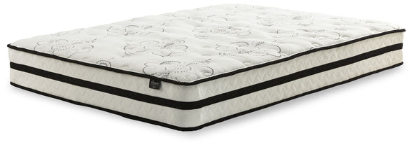 Chime 10 Inch Hybrid - White - 2 Pc. - Queen Mattress And Pillow