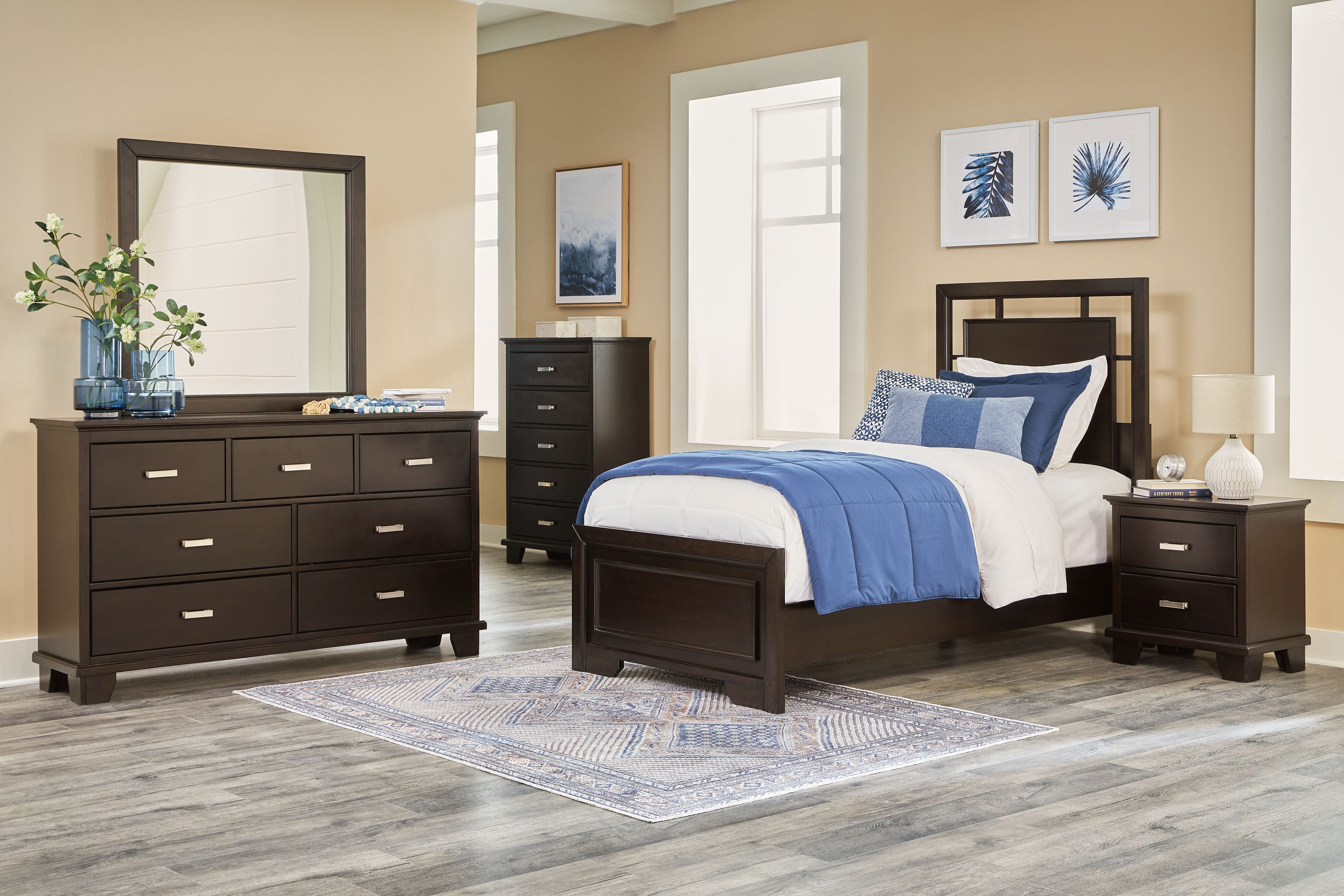 Covetown - Dark Brown - Dresser