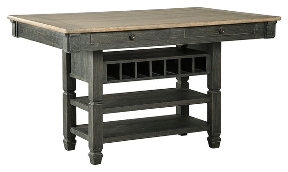 Tyler - Black / Gray - Rect Dining Room Counter Table