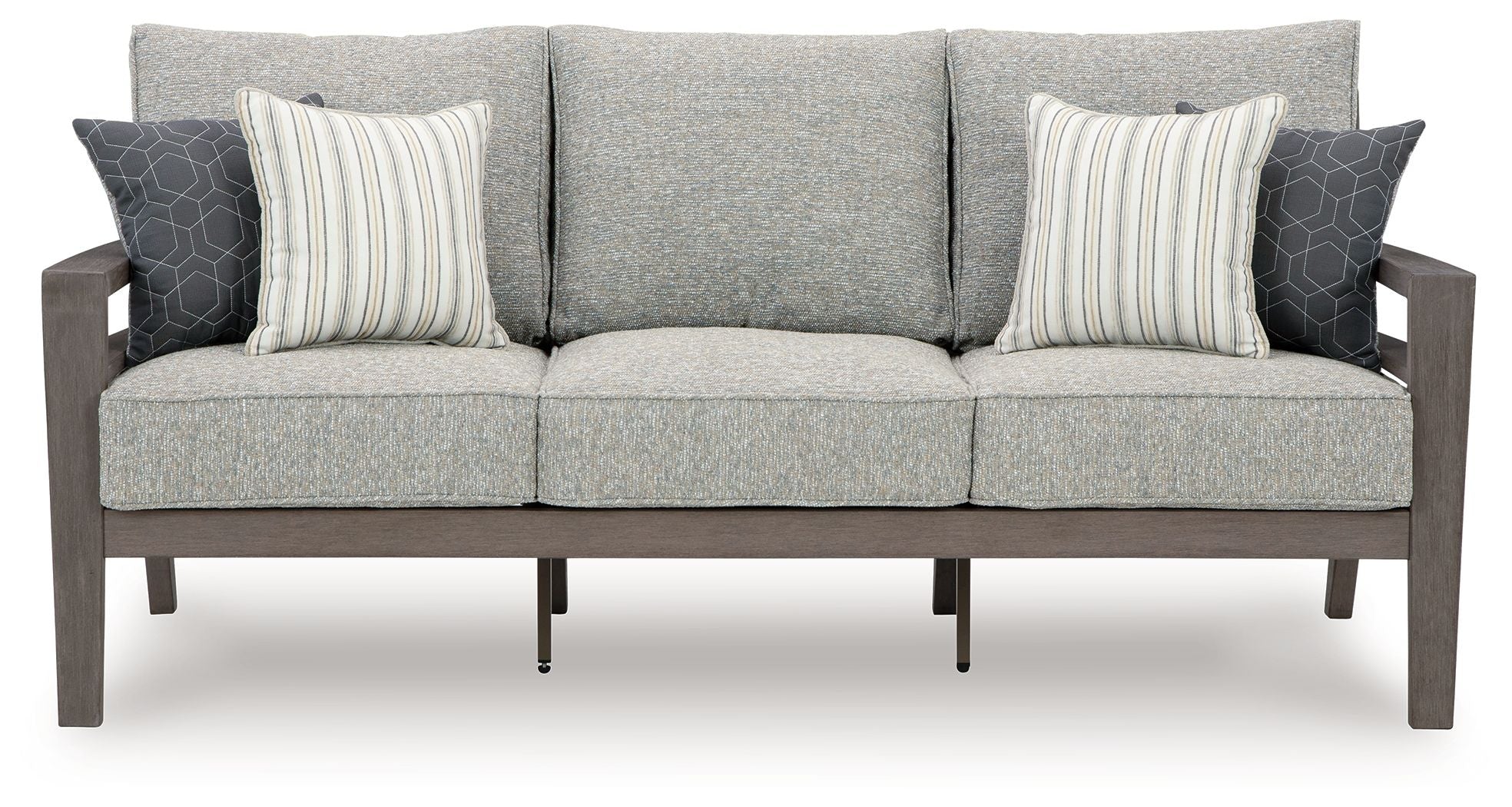 Hillside Barn - Gray / Brown - Sofa With Cushion