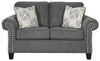 Agleno - Charcoal - Loveseat